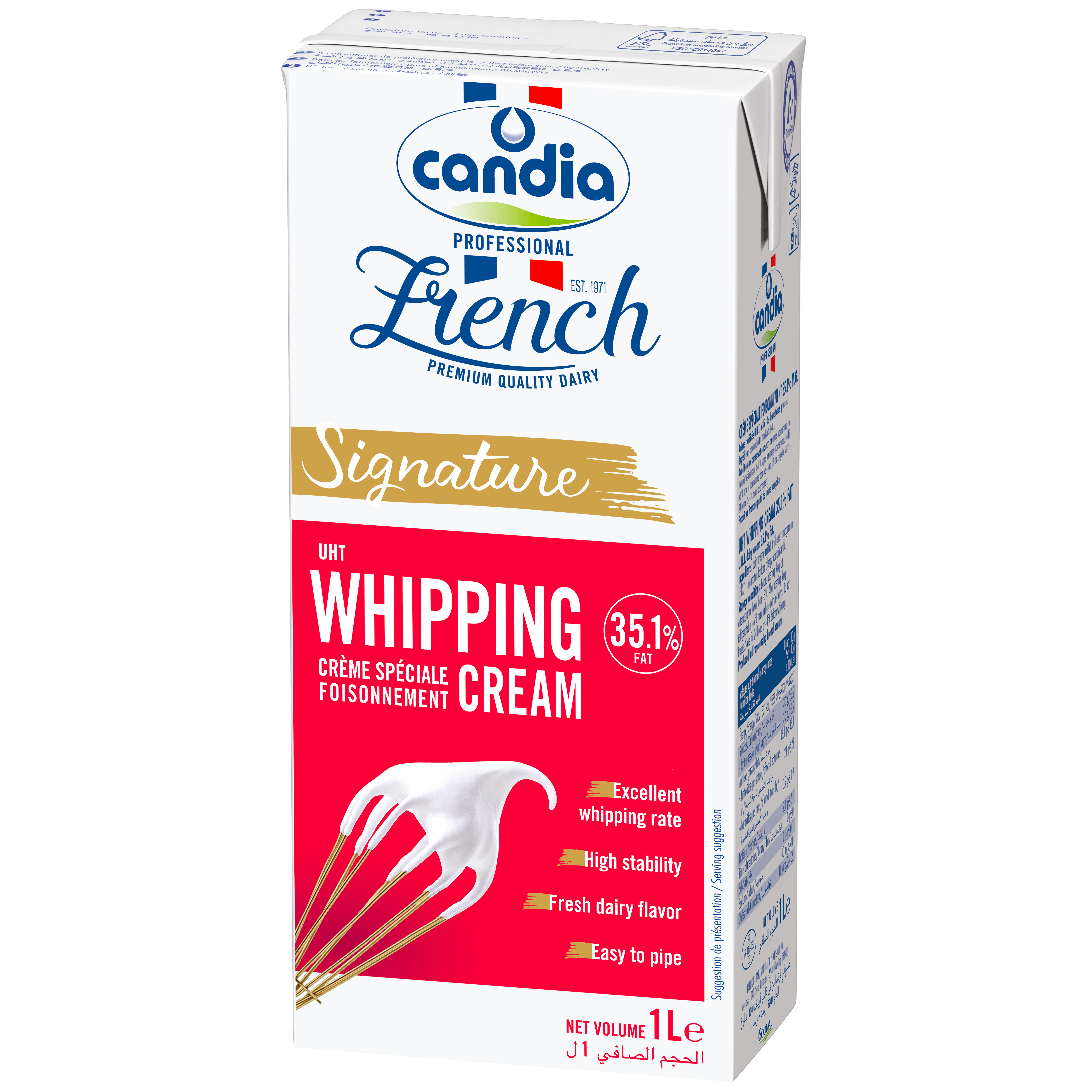  Candia Leche Sin Lactosa Semidesnatada 1L : Comida Gourmet y  Alimentos